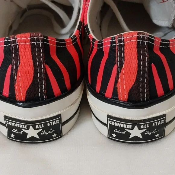 CONVERSE CHUCK TAYLOR 70 ALL STAR OX BLACK/ RACER PINK size 5.5 - Picture 5 of 13